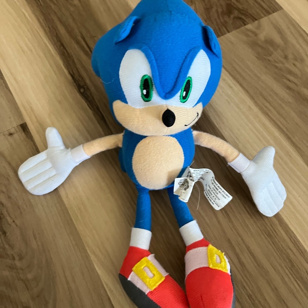 12" Sonic The Hedgehog Plush Nanco Officially Licensed Product